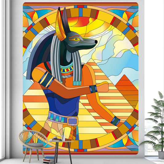 Anubis, guardian of souls and pyramids