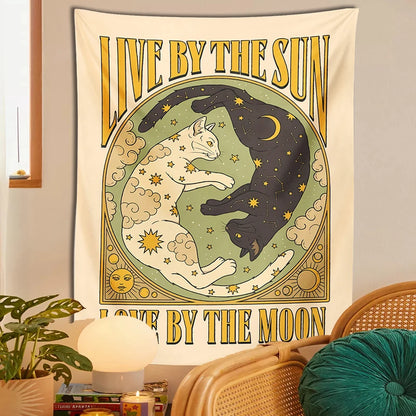 Chat Soleil Lune Tarot
