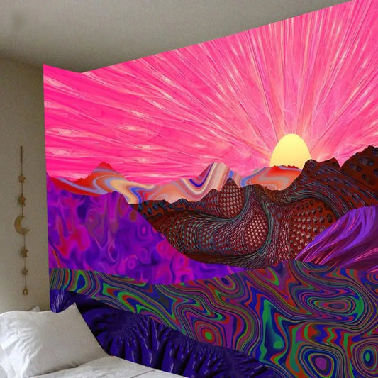 Élevez votre décoration intérieure avec notre Tapisserie Murale Soleil Psychédélique.
Un design cosmique vibrant associant soleil, lune et constellations pour créer une ambiance magique et inspirante dans n’importe quelle pièce.

Points forts :
• Illustration cosmique colorée et dynamique
• Tissu doux, léger et ultra résistant
• Facile à installer sans abîmer les murs
• Idéale en tenture murale, nappe ou toile de méditation
• Cadeau parfait pour amateurs de décoration spirituelle et psychédélique

Caractéri